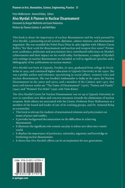 Produktbild: Alva Myrdal: A Pioneer in Nuclear Disarmament