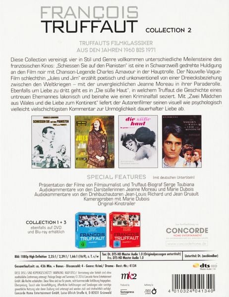 Produktbild: Francois Truffaut - Collection 2 [4 BRs]