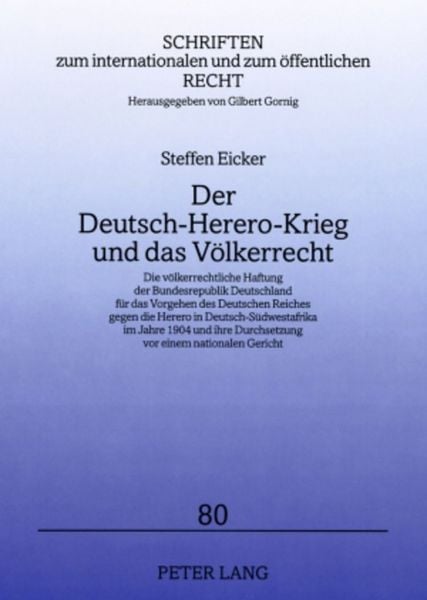 Produktbild: Der Deutsch-Herero-Krieg und das Voelkerrecht