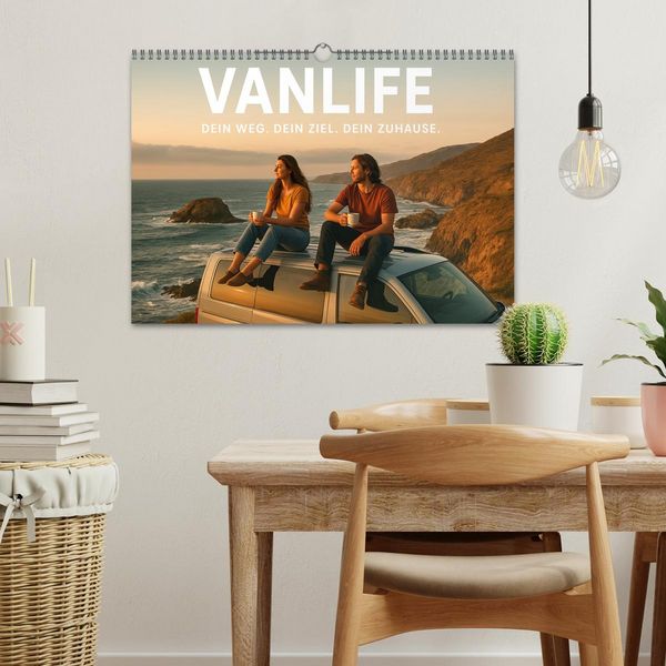 Produktbild: VANLIFE - Dein Weg. Dein Ziel. Dein Zuhause. (Wandkalender 2026 DIN A3 quer), CALVENDO Monatskalender