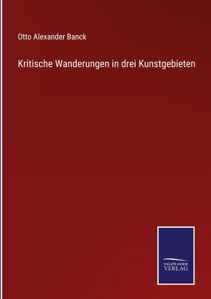 Produktbild: Kritische Wanderungen in drei Kunstgebieten