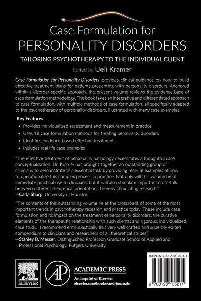 Produktbild: Case Formulation for Personality Disorders