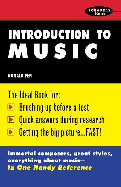 Produktbild: Schaum's Outline of Introduction to Music