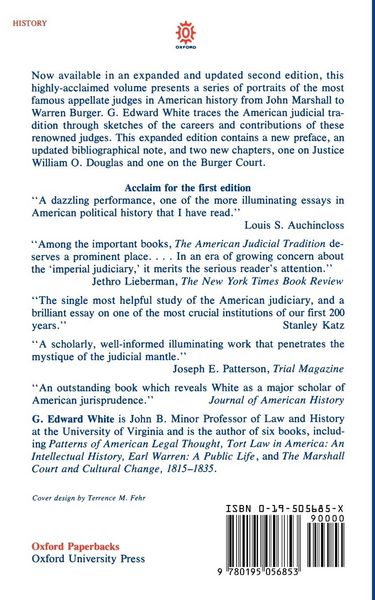 Produktbild: The American Judicial Tradition