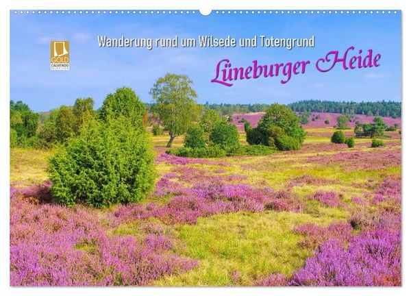 Produktbild: L&uuml;neburger Heide - Wanderung rund um Wilsede und Totengrund (Wandkalender 2026 DIN A2 quer), CALVENDO Monatskalender