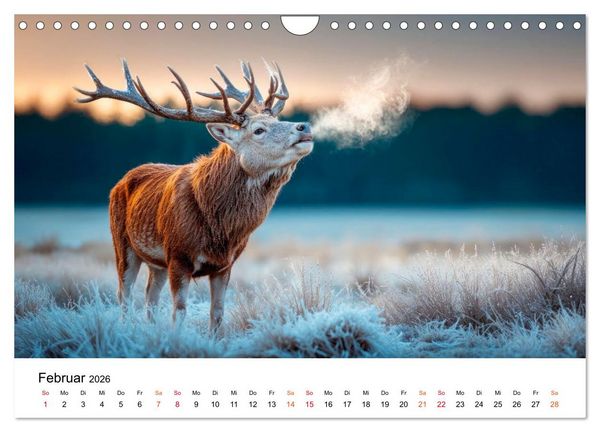 Produktbild: Tierische Jahreszeiten (Wandkalender 2026 DIN A4 quer), CALVENDO Monatskalender