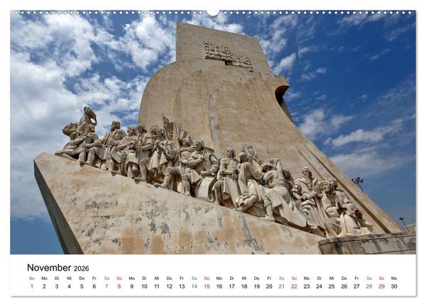 Produktbild: Lissabon Highlights von Petrus Bodenstaff (hochwertiger Premium Wandkalender 2026 DIN A2 quer), Kunstdruck in Hochglanz