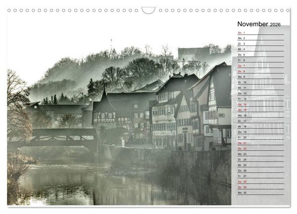 Produktbild: Hohenlohe - Natur und Altstadt (Wandkalender 2026 DIN A3 quer), CALVENDO Monatskalender