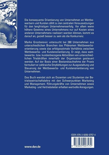 Produktbild: Wettbewerbsorientierung von Unternehmen