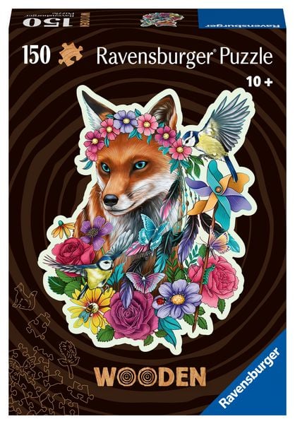 Produktbild: Wooden Puzzle 150 Teile - Bunter Fuchs