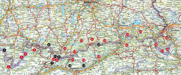 Produktbild: Wochenendtouren Bayerische Alpen mit angrenzendem Tirol