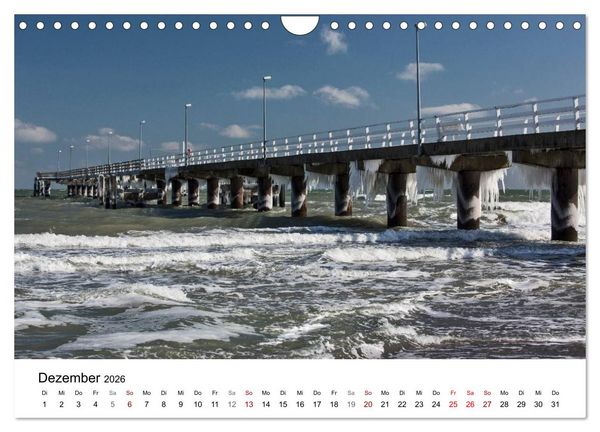 Produktbild: Ostseeheilbad Travem&uuml;nde - L&uuml;becks sch&ouml;nste Tochter (Wandkalender 2026 DIN A4 quer), CALVENDO Monatskalender