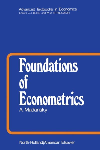 Produktbild: Foundations of Econometrics