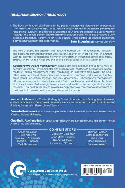 Produktbild: Comparative Public Management