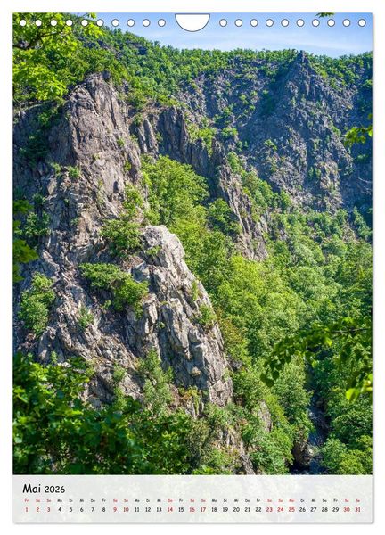 Produktbild: Das Bodetal - Der Grand Canyon des Ostens (Wandkalender 2026 DIN A4 hoch), CALVENDO Monatskalender