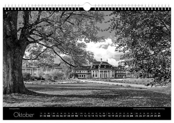 Produktbild: Kalender Dresden schwarz / wei&szlig; 2027