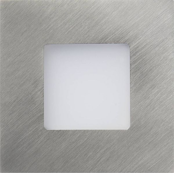 Produktbild: Heitronic 27693 LED-Einbauleuchte LED LED fest eingebaut 2W Edelstahl (geb&uuml;rstet)