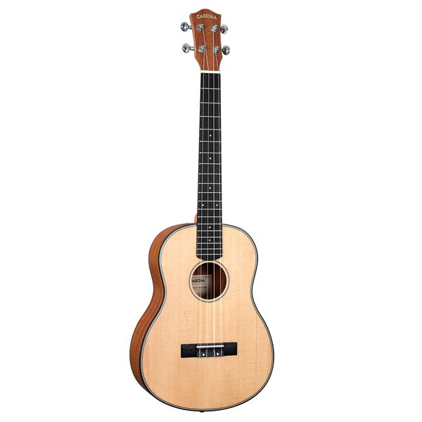 Produktbild: Baritone Ukulele Mahogany Spruce Solid Top (incl. Bag padded, 3 Picks, Top: Spruce)