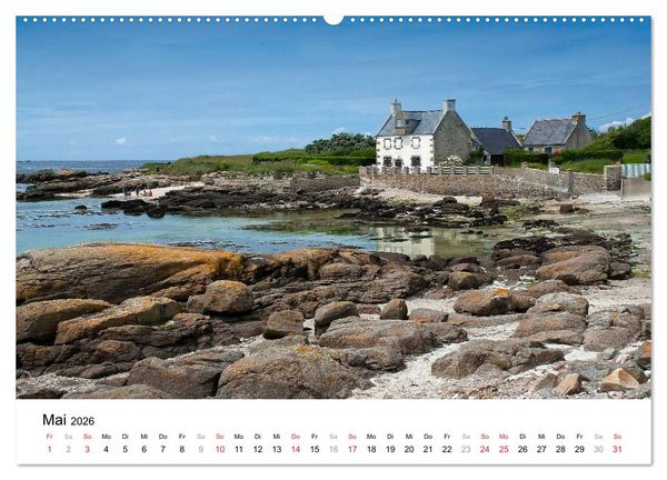 Produktbild: Bretonische Impressionen (hochwertiger Premium Wandkalender 2026 DIN A2 quer), Kunstdruck in Hochglanz