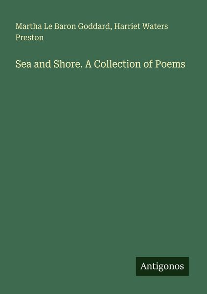 Produktbild: Sea and Shore. A Collection of Poems