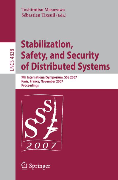 Produktbild: Stabilization, Safety, and Security of Distributed Systems