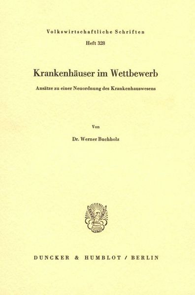 Produktbild: Krankenh&auml;user im Wettbewerb.