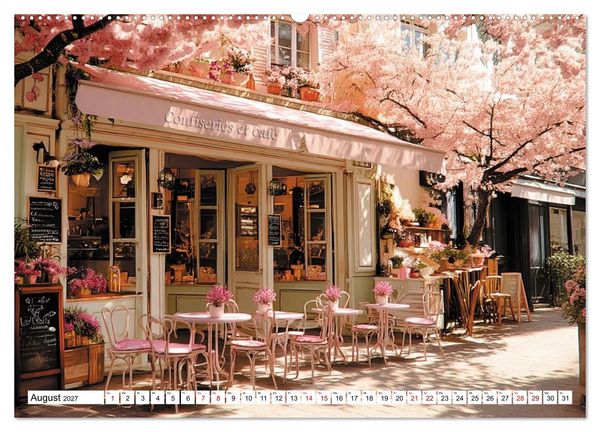 Produktbild: Bonjour, Kaffee! Bonjour, Paris! (Wandkalender 2027 DIN A2 quer), CALVENDO Monatskalender
