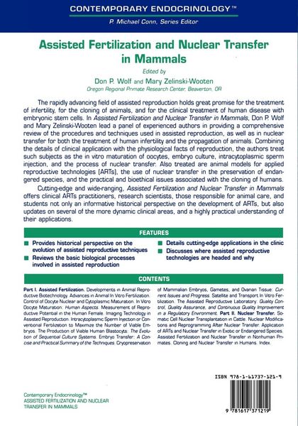 Produktbild: Assisted Fertilization and Nuclear Transfer in Mammals