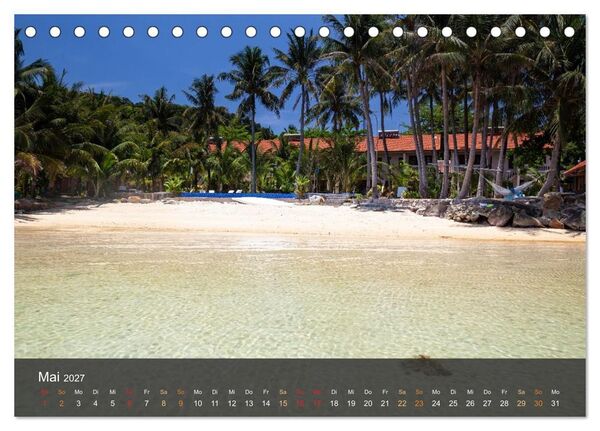 Produktbild: Traumstr&auml;nde in Vietnam (Tischkalender 2027 DIN A5 quer), CALVENDO Monatskalender