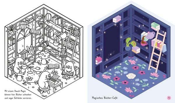 Produktbild: Mein s&uuml;&szlig;es Stickerhaus: Cozy Caf&eacute;s