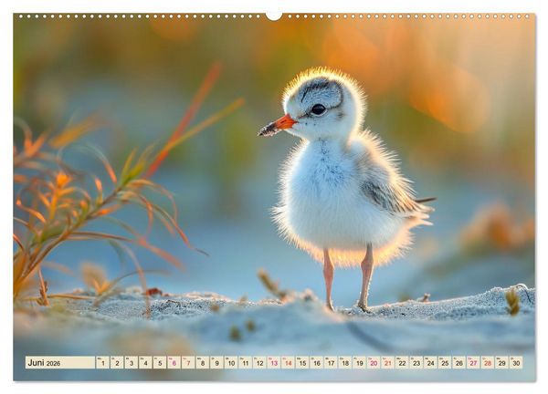 Produktbild: Strandl&auml;ufer - immer flink unterwegs (Wandkalender 2026 DIN A2 quer), CALVENDO Monatskalender