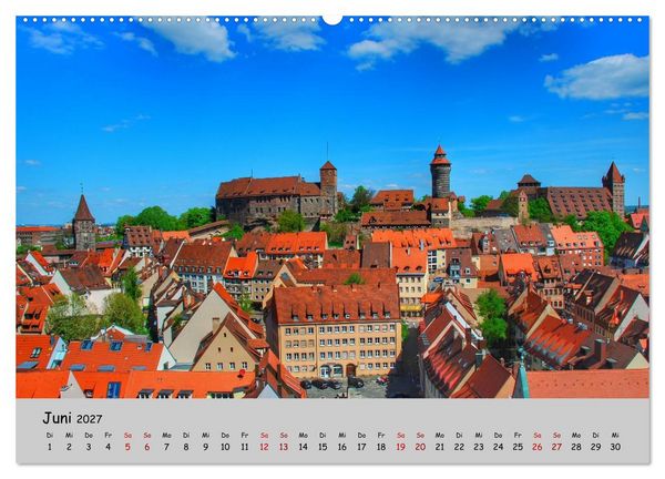 Produktbild: N&uuml;rnberg. Du bist so sch&ouml;n (Wandkalender 2027 DIN A2 quer), CALVENDO Monatskalender
