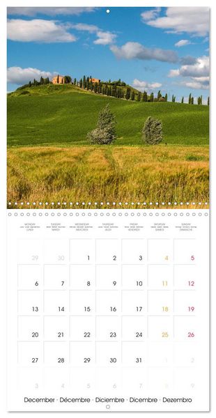 Produktbild: Toscane Nature et agriculture (Calendrier mural carr&eacute; 2027 30x30 cm) Calendrier double avec une page pour vos prises de notes