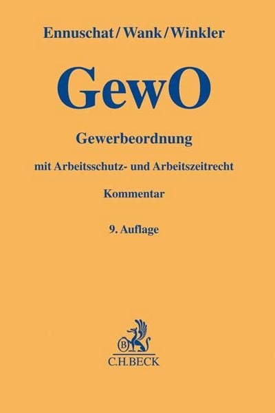 Produktbild: Gewerbeordnung. GewO