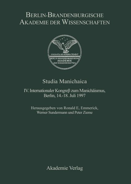 Produktbild: Studia Manichaica