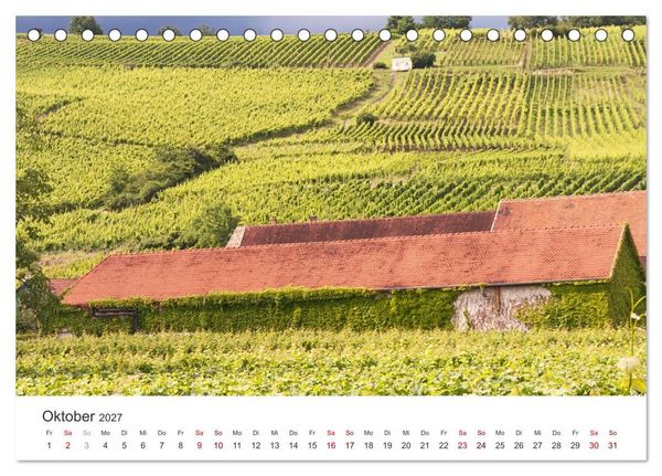 Produktbild: Elsass - von Stra&szlig;burg bis Colmar, zwischen Rhein und Vogesen (Tischkalender 2027 DIN A5 quer), CALVENDO Monatskalender
