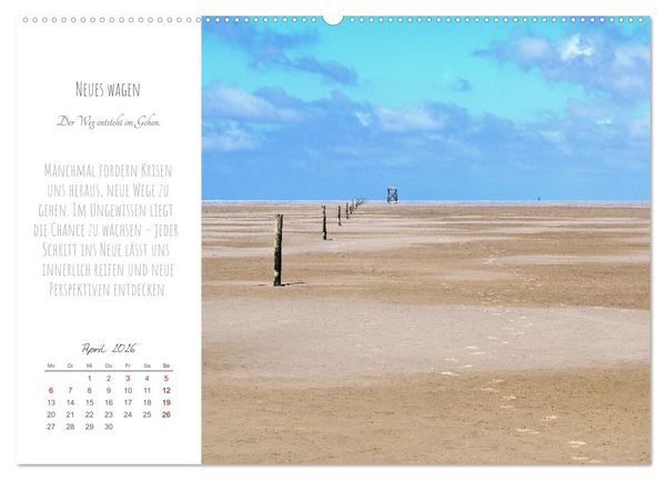 Produktbild: Was uns tr&auml;gt, wenn alles wankt. &Uuml;ber das Wachsen an Krisen (Wandkalender 2026 DIN A2 quer), CALVENDO Monatskalender
