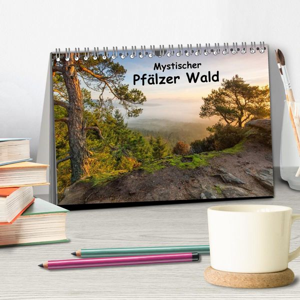 Produktbild: Mystischer Pf&auml;lzer Wald (Tischkalender 2026 DIN A5 quer), CALVENDO Monatskalender