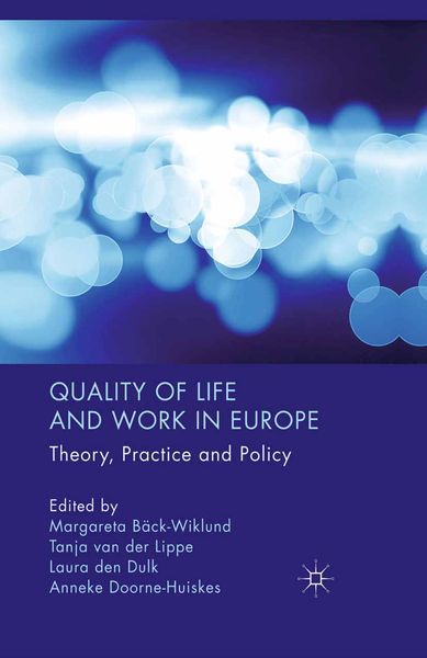 Produktbild: Quality of Life and Work in Europe