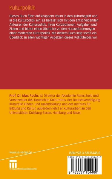 Produktbild: Kulturpolitik