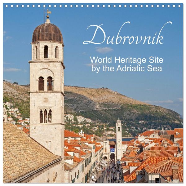 Produktbild: Dubrovnik - World Heritage Site by the Adriatic Sea (Wall Calendar 2026 12 &times; 12 Inch) CALVENDO 12 Month Wall Calendar