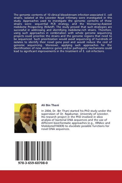 Produktbild: Genomic diversity of Escherichia coli, associated with Bacteremia