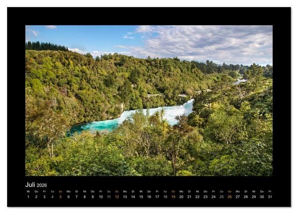 Produktbild: Neuseeland - Wunderwelt der Natur (Wandkalender 2026 DIN A3 quer), CALVENDO Monatskalender