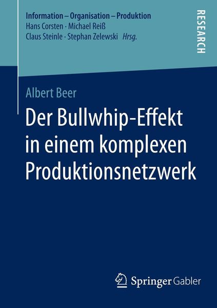 Produktbild: Der Bullwhip-Effekt in einem komplexen Produktionsnetzwerk