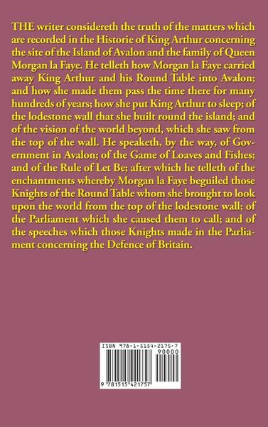 Produktbild: The Marvellous History of King Arthur in Avalon - A Positronic Book