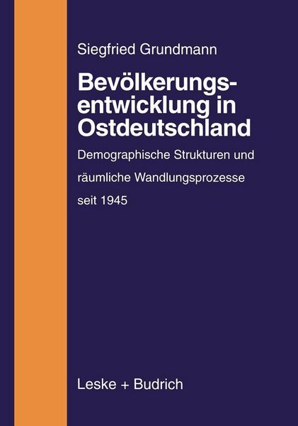 Produktbild: Bev&ouml;lkerungsentwicklung in Ostdeutschland