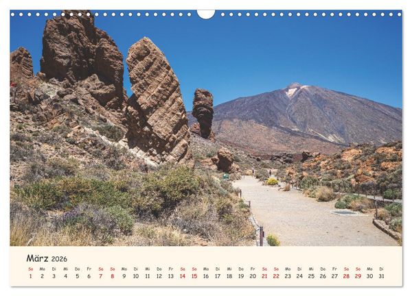 Produktbild: Teneriffa in Bildern (Wandkalender 2026 DIN A3 quer), CALVENDO Monatskalender