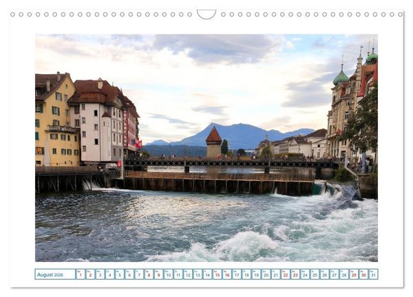 Produktbild: Schweizer St&auml;dte (Wandkalender 2026 DIN A3 quer), CALVENDO Monatskalender