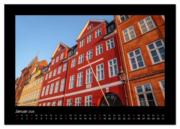 Produktbild: Kopenhagen (Tischkalender 2026 DIN A5 quer), CALVENDO Monatskalender