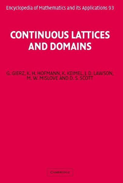 Produktbild: Continuous Lattices and Domains
